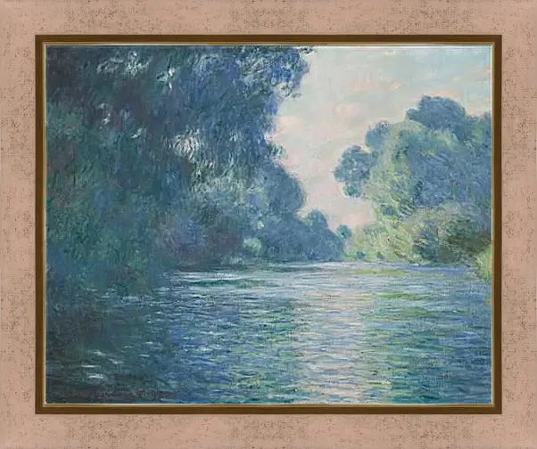 Картина в раме - Arm of the Seine near Giverny. Клод Моне