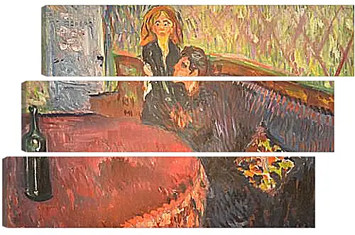 Модульная картина - Desire. Эдвард Мунк