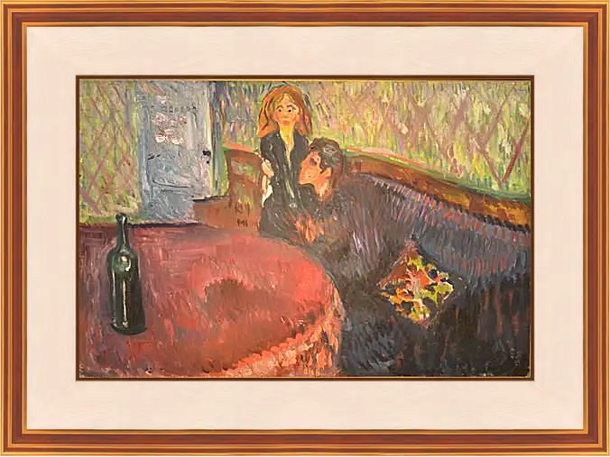 Картина в раме - Desire. Эдвард Мунк