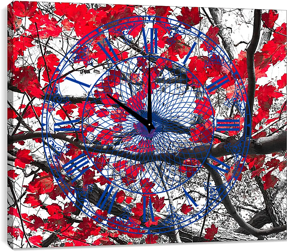 Часы картина - Осень