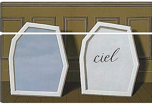 Модульная картина - The Palace of Curtains, III. Рене Магритт