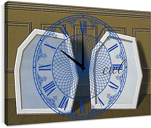 Часы картина - The Palace of Curtains, III. Рене Магритт