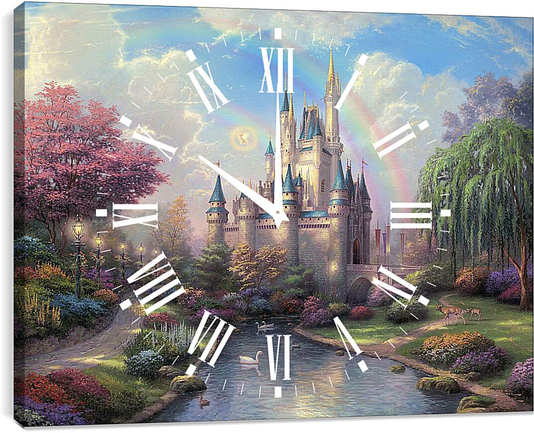 Часы картина - Сказочный мир