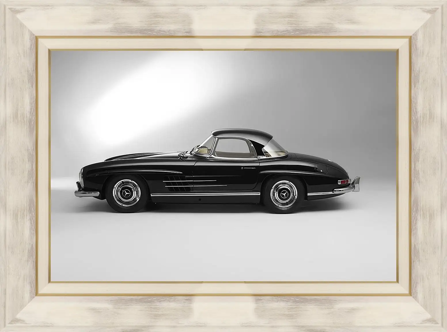 Картина в раме - Mercedes Benz 300 SL в профиль