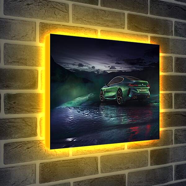 Лайтбокс световая панель - Изумрудная BMW