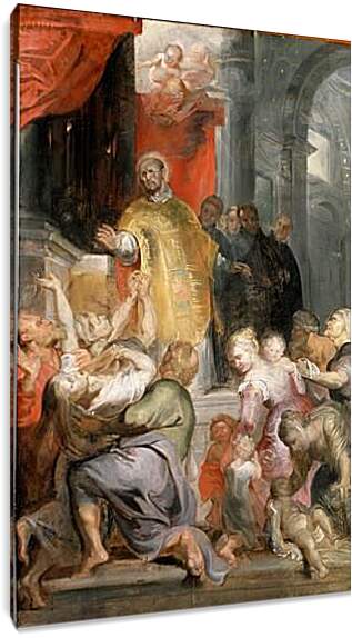 Постер и плакат - The Miracles of Saint Ignatius of Loyola. Питер Пауль Рубенс