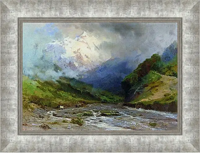 Картина в раме - Ущелье. Мещерский Арсений
