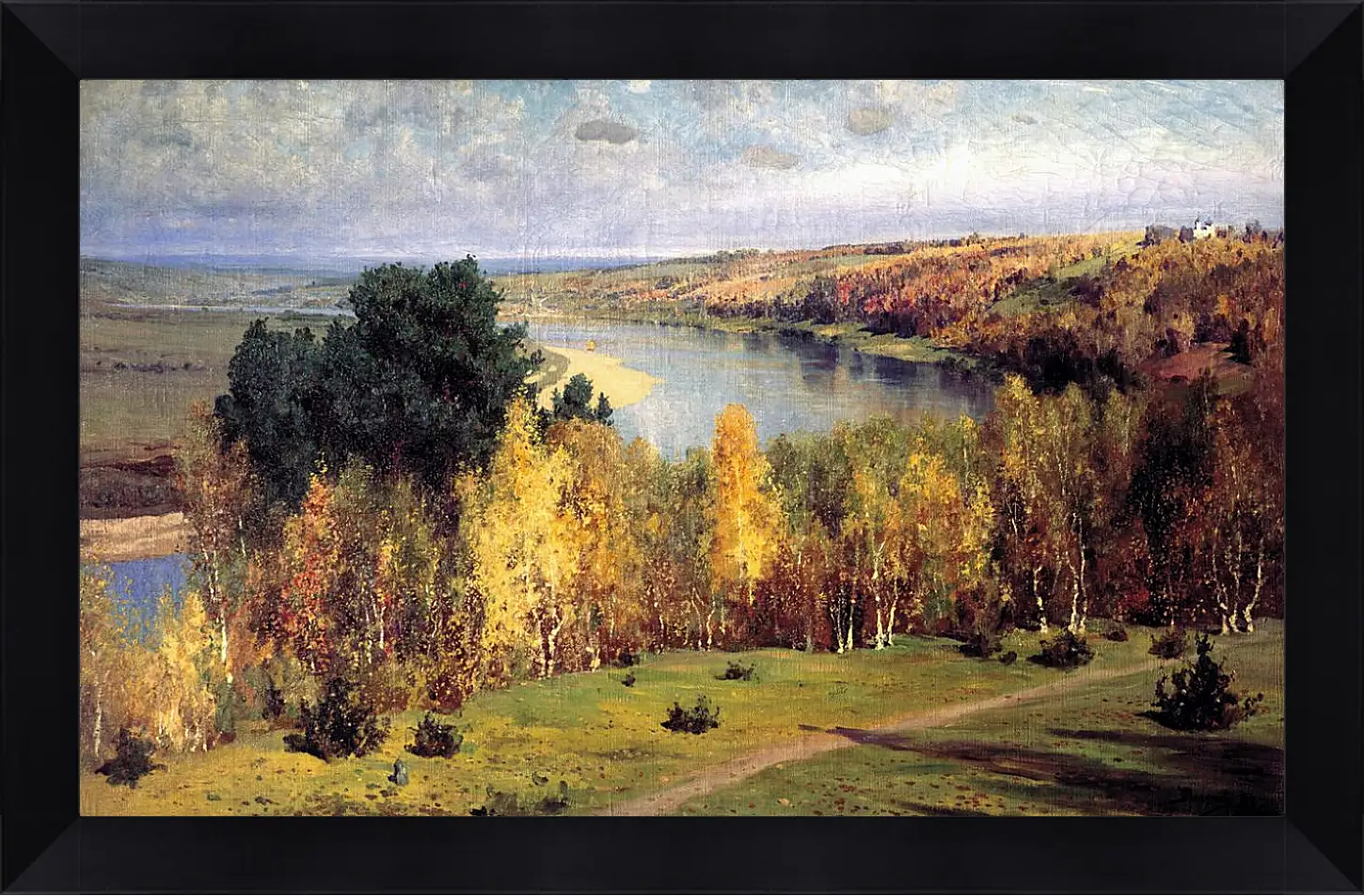 Картина в раме - Золотая осень. Поленов Василий