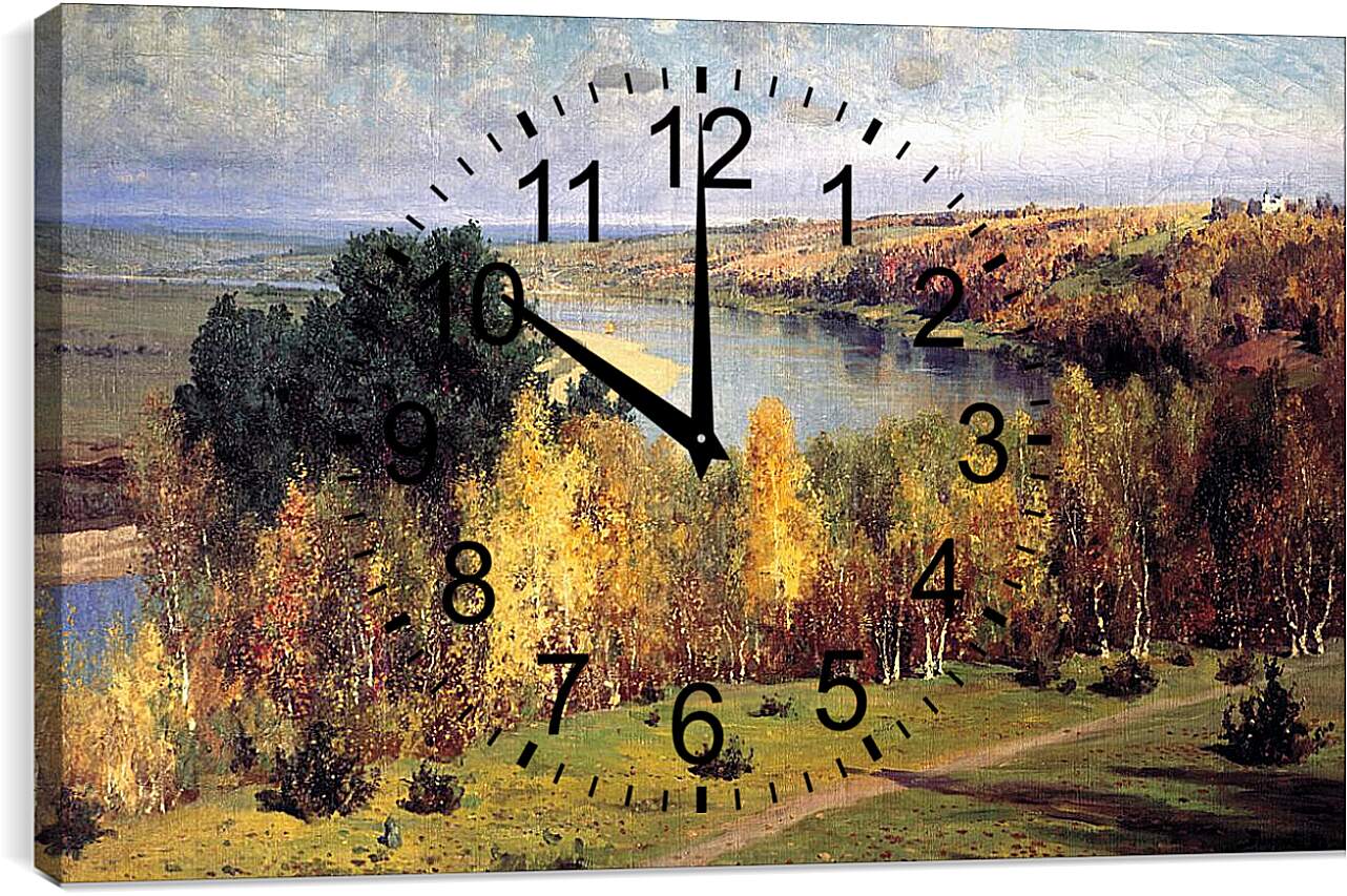 Часы картина - Золотая осень. Поленов Василий