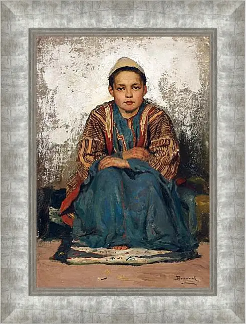 Картина в раме - Мальчик из Каира. Поленов Василий