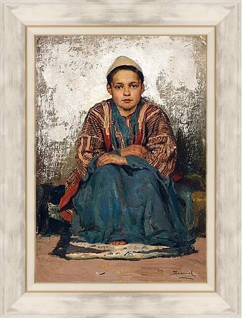 Картина в раме - Мальчик из Каира. Поленов Василий