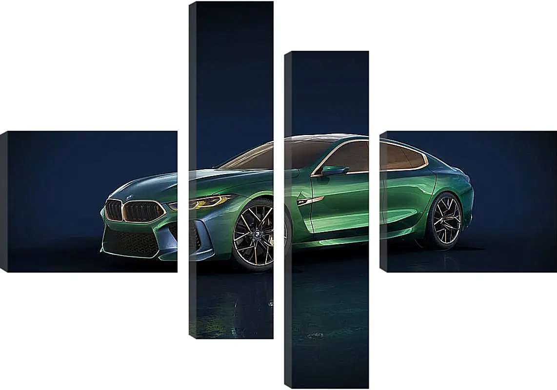 Модульная картина - BMW M8 гранд купе