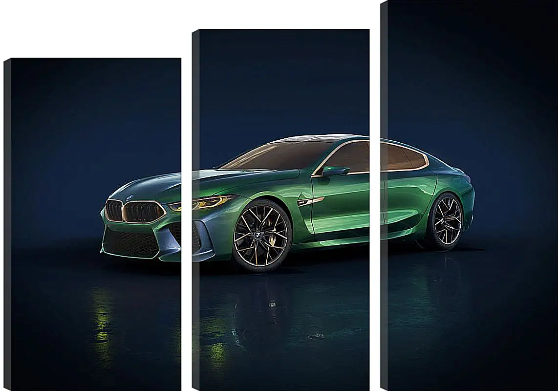 Модульная картина - BMW M8 гранд купе