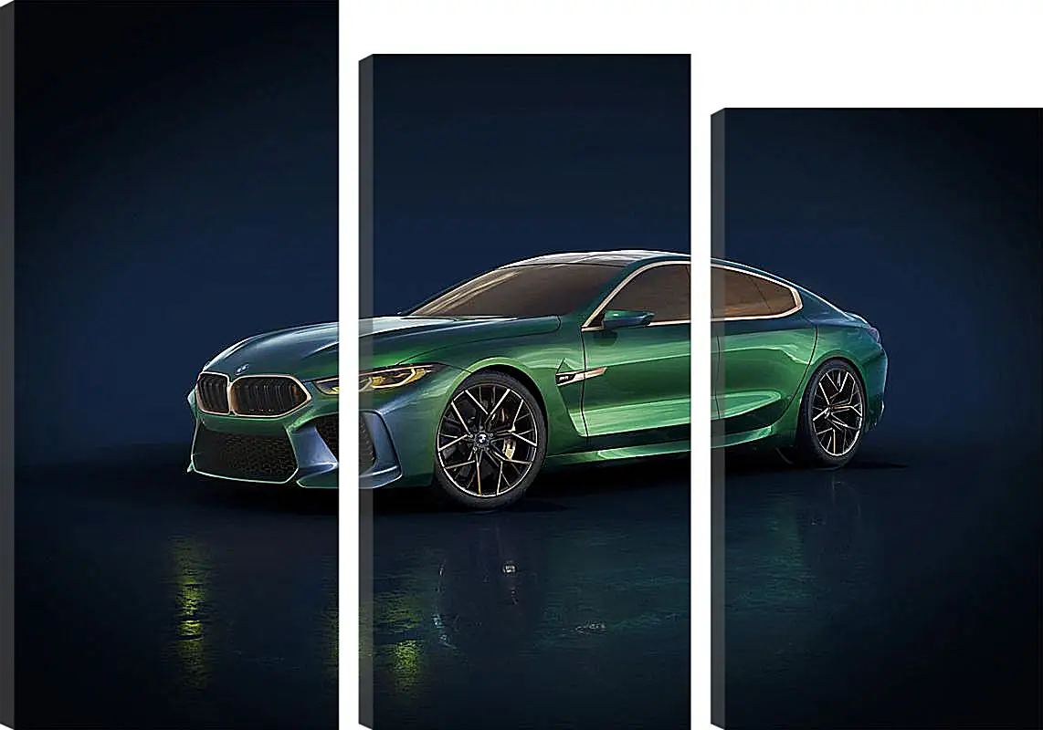 Модульная картина - BMW M8 гранд купе