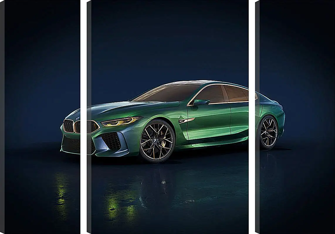 Модульная картина - BMW M8 гранд купе