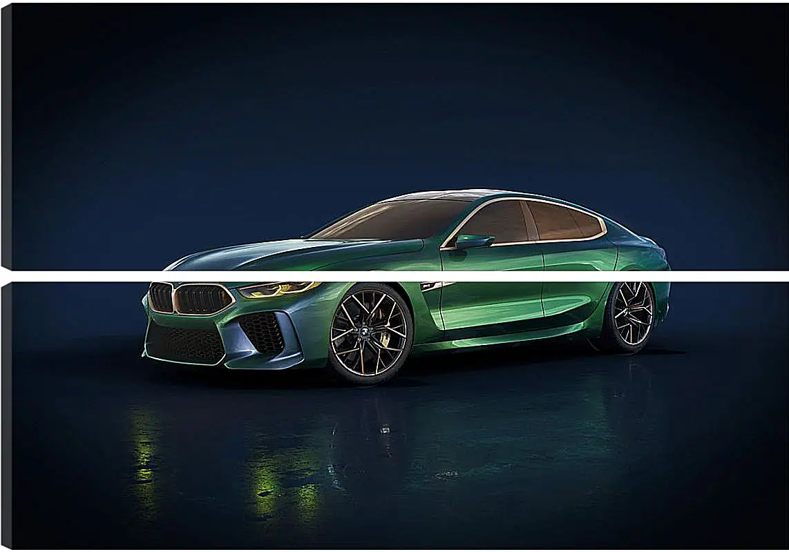 Модульная картина - BMW M8 гранд купе
