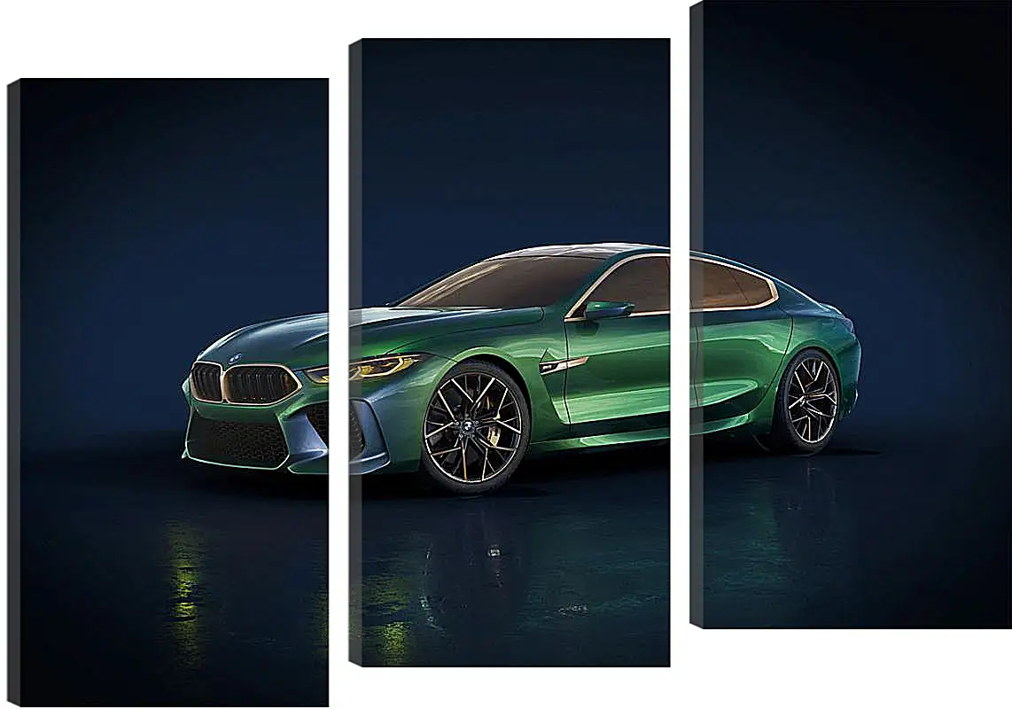 Модульная картина - BMW M8 гранд купе