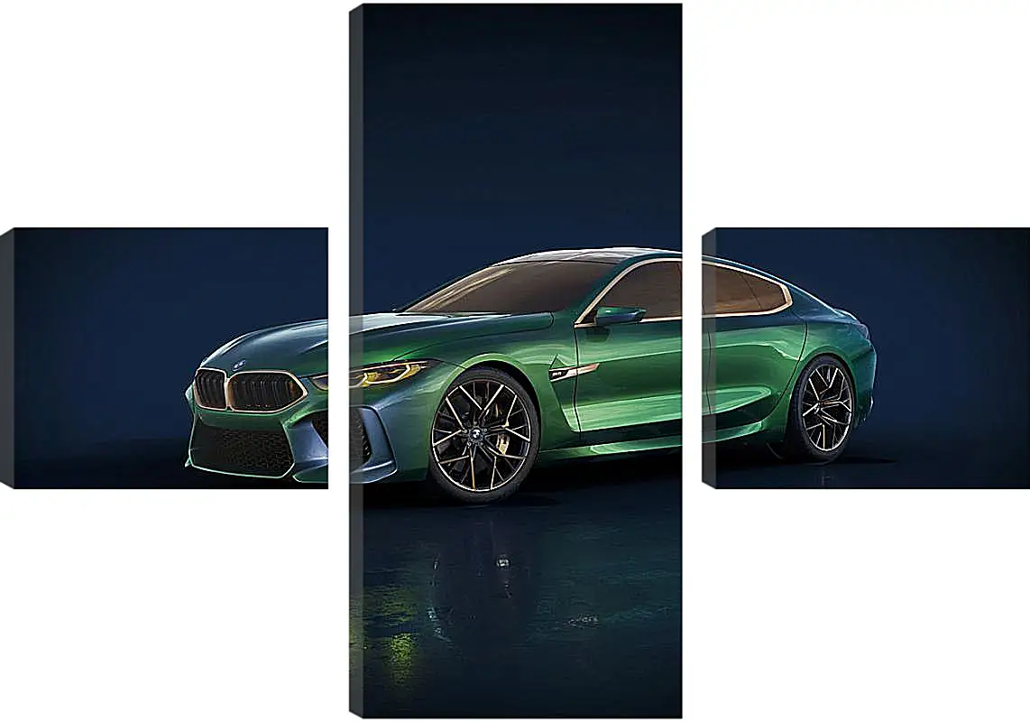 Модульная картина - BMW M8 гранд купе