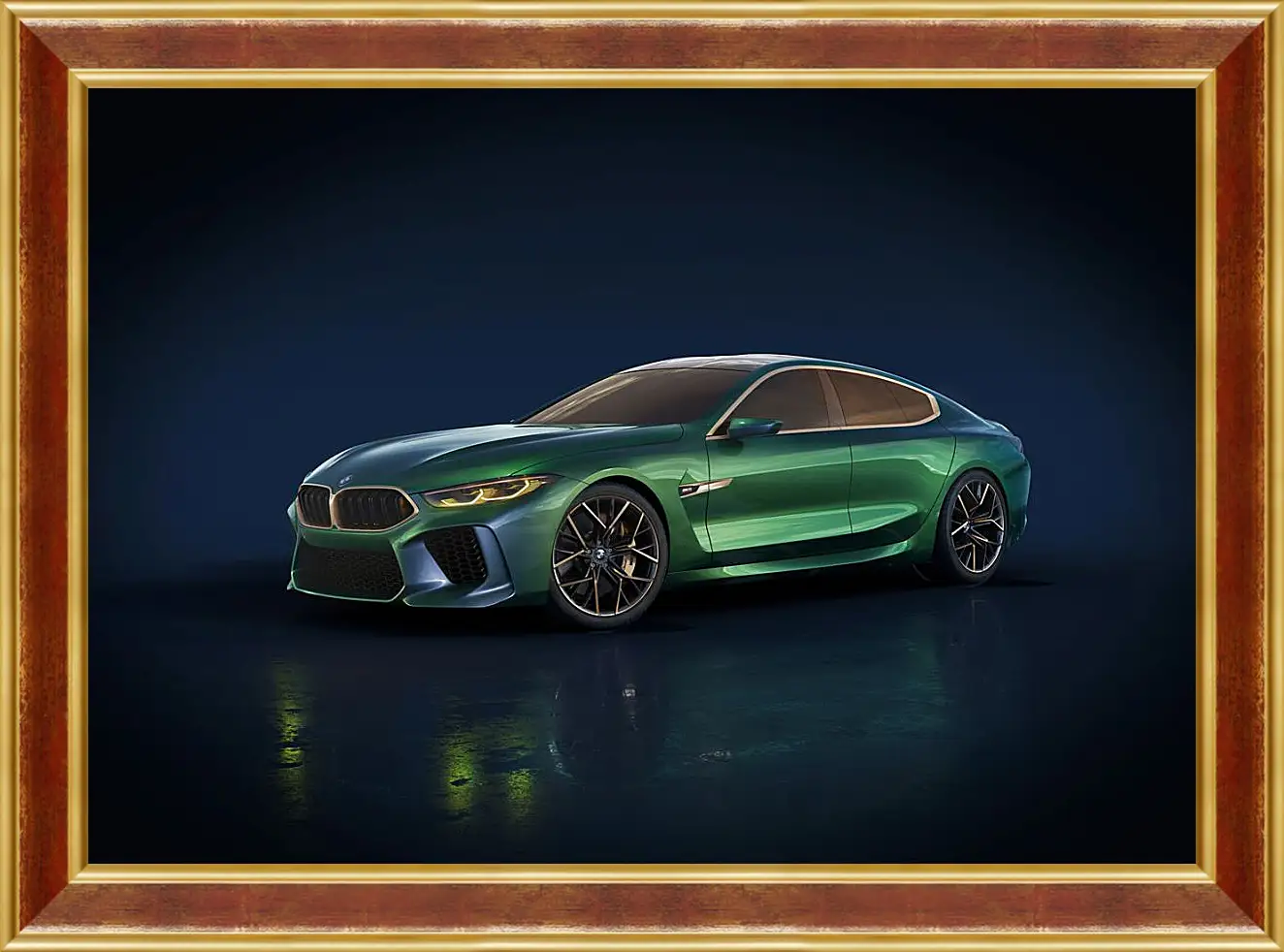 Картина в раме - BMW M8 гранд купе