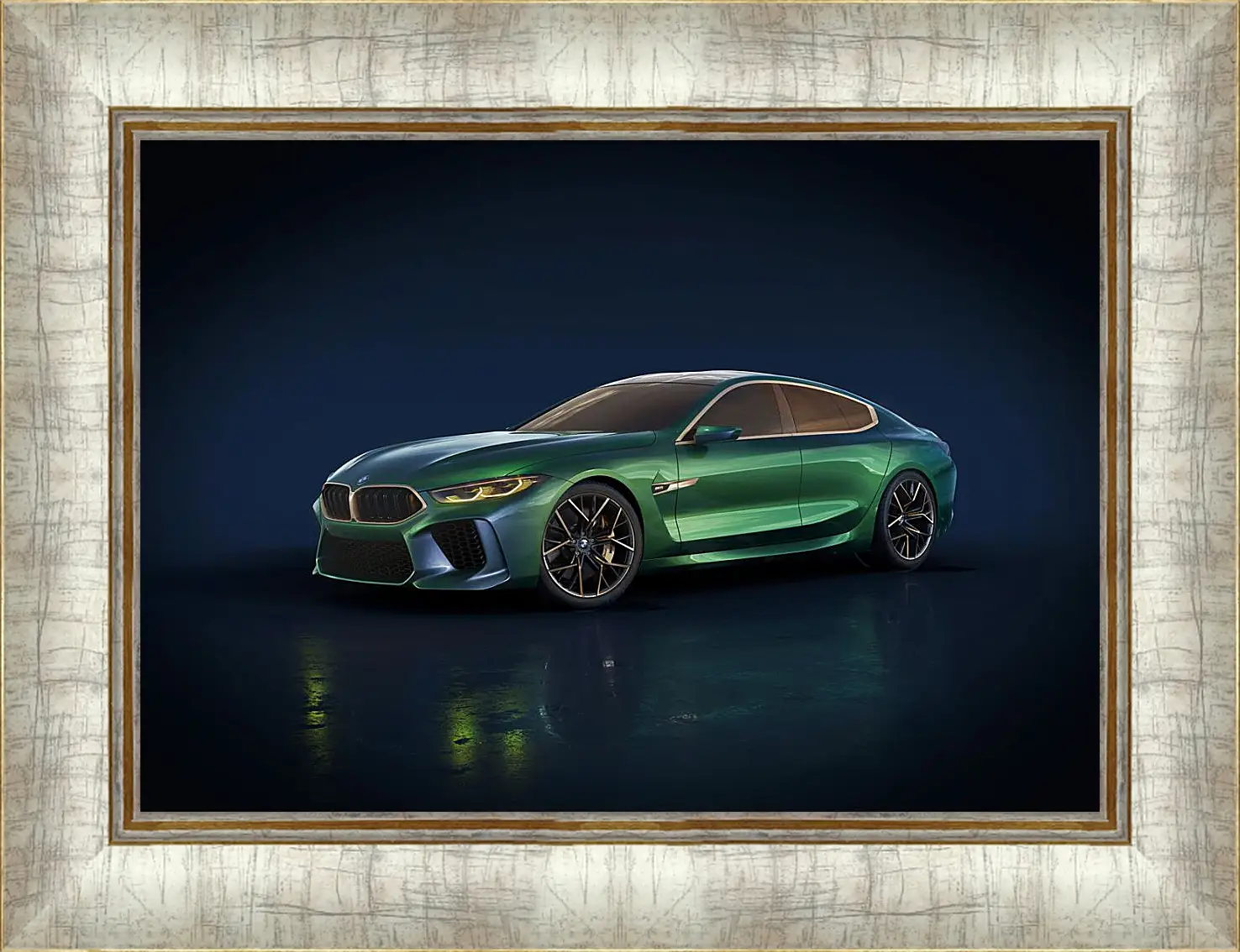 Картина в раме - BMW M8 гранд купе