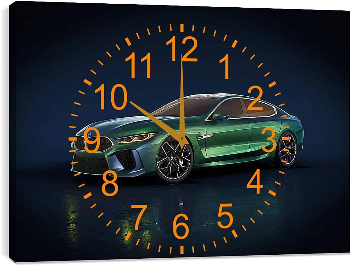 Часы картина - BMW M8 гранд купе