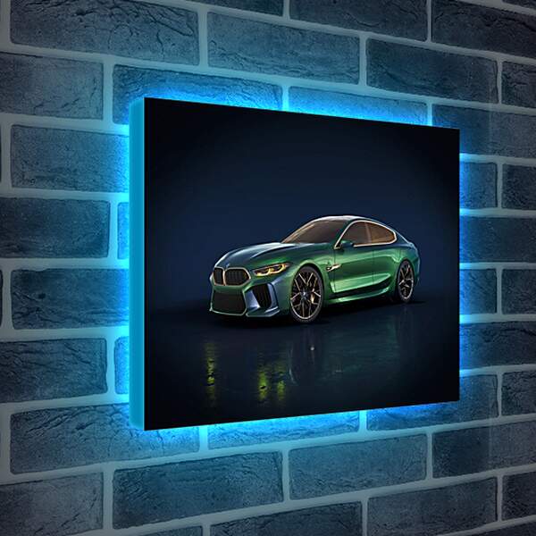 Лайтбокс световая панель - BMW M8 гранд купе