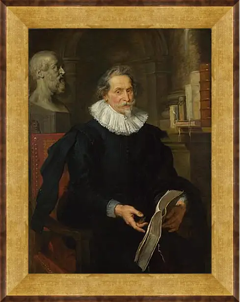 Картина в раме - Portrait of Ludovicus Nonnius. Питер Пауль Рубенс