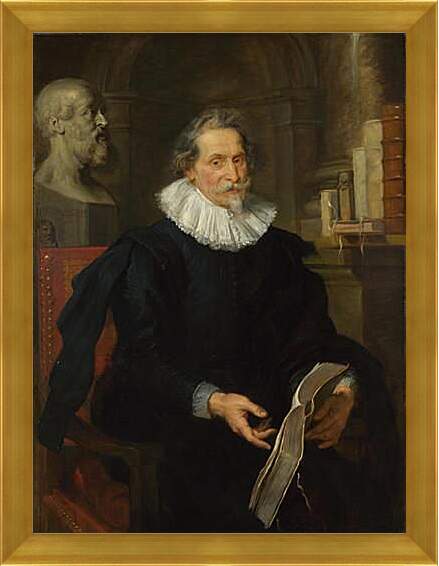 Картина в раме - Portrait of Ludovicus Nonnius. Питер Пауль Рубенс