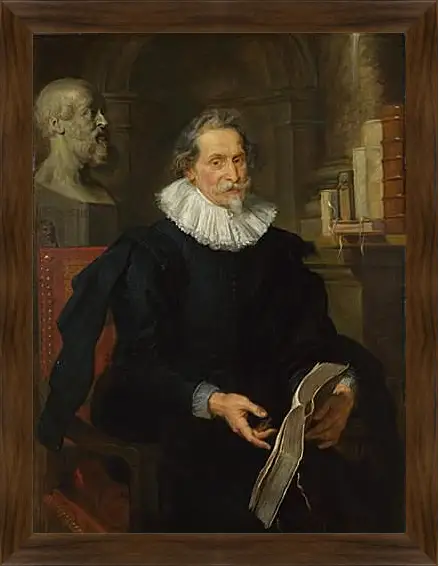 Картина в раме - Portrait of Ludovicus Nonnius. Питер Пауль Рубенс