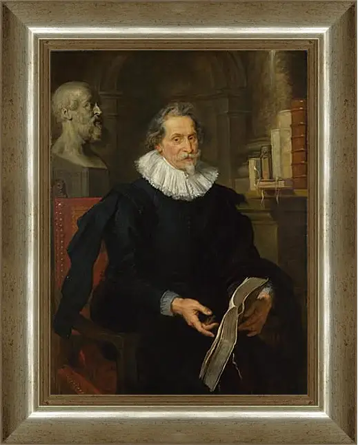 Картина в раме - Portrait of Ludovicus Nonnius. Питер Пауль Рубенс