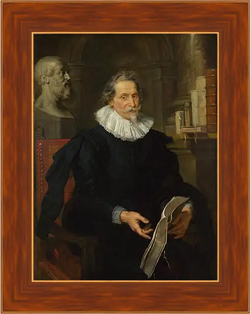 Картина в раме - Portrait of Ludovicus Nonnius. Питер Пауль Рубенс