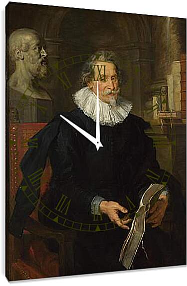 Часы картина - Portrait of Ludovicus Nonnius. Питер Пауль Рубенс