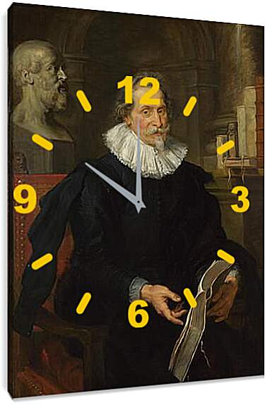 Часы картина - Portrait of Ludovicus Nonnius. Питер Пауль Рубенс