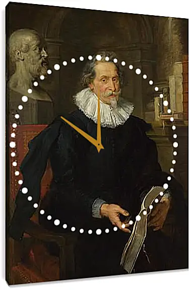 Часы картина - Portrait of Ludovicus Nonnius. Питер Пауль Рубенс