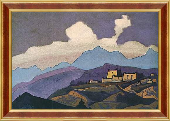 Картина в раме - Монастырь Цанг. Рерих Николай