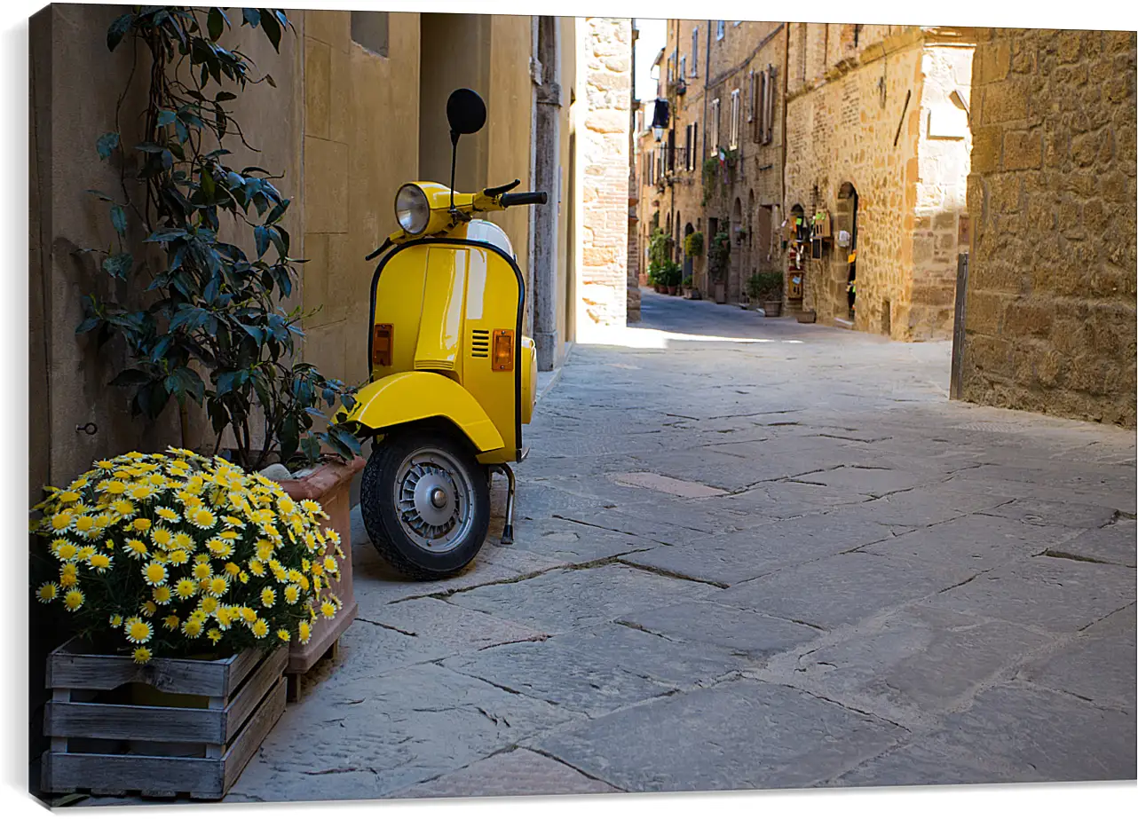 Италия Тоскана Vespa