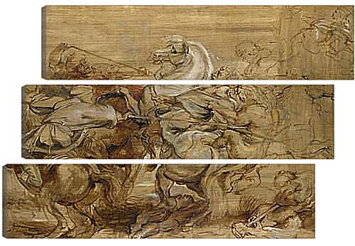 Модульная картина - A Lion Hunt. Питер Пауль Рубенс
