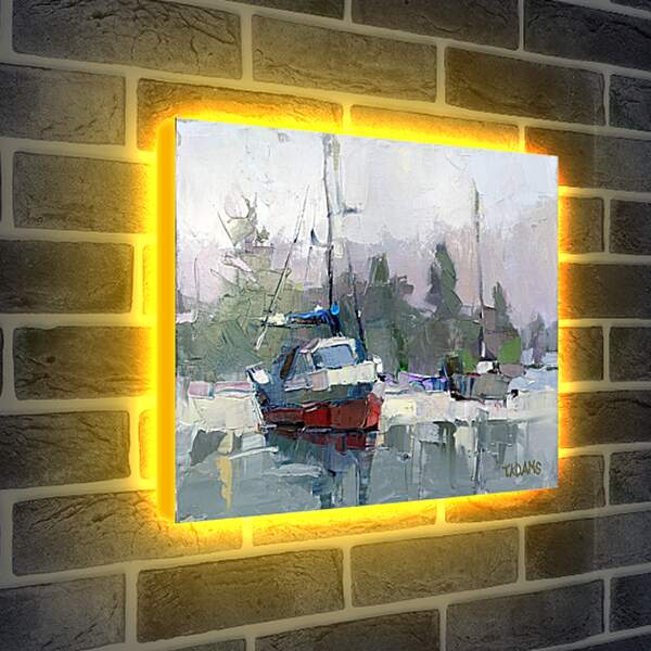Лайтбокс световая панель - Лодки
