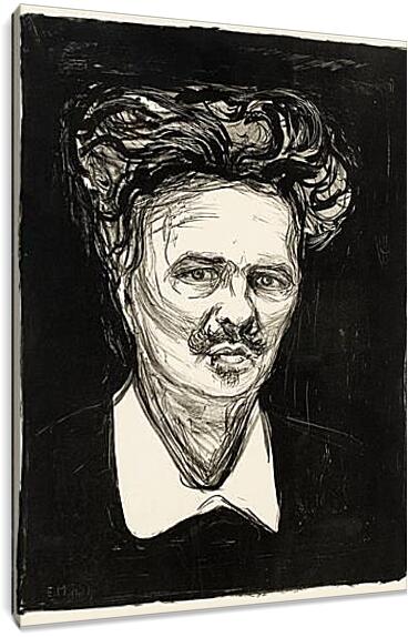 Постер и плакат - August Strindberg. Эдвард Мунк