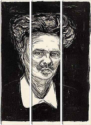 Модульная картина - August Strindberg. Эдвард Мунк