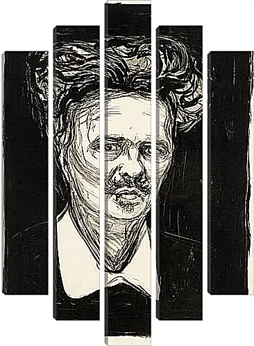 Модульная картина - August Strindberg. Эдвард Мунк