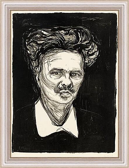 Картина в раме - August Strindberg. Эдвард Мунк