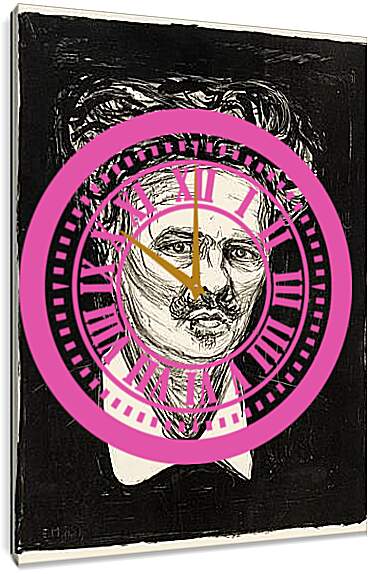 Часы картина - August Strindberg. Эдвард Мунк