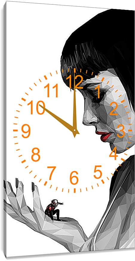 Часы картина - Человек Муравей