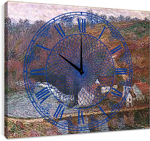 Часы картина - The grande. Клод Моне