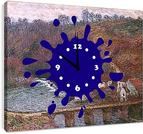 Часы картина - The grande. Клод Моне