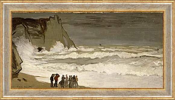 Картина в раме - у моря. Клод Моне