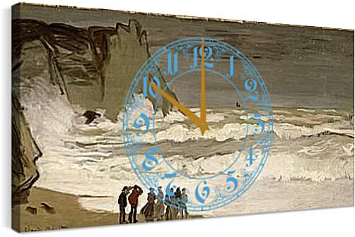 Часы картина - у моря. Клод Моне