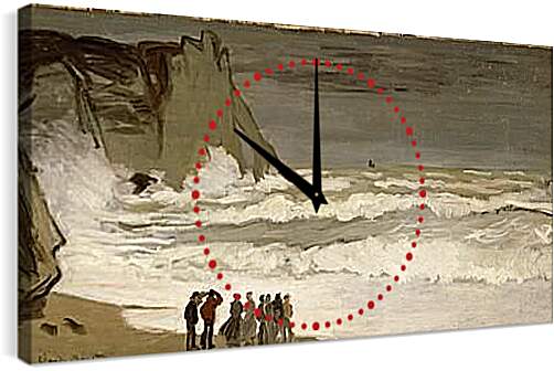 Часы картина - у моря. Клод Моне