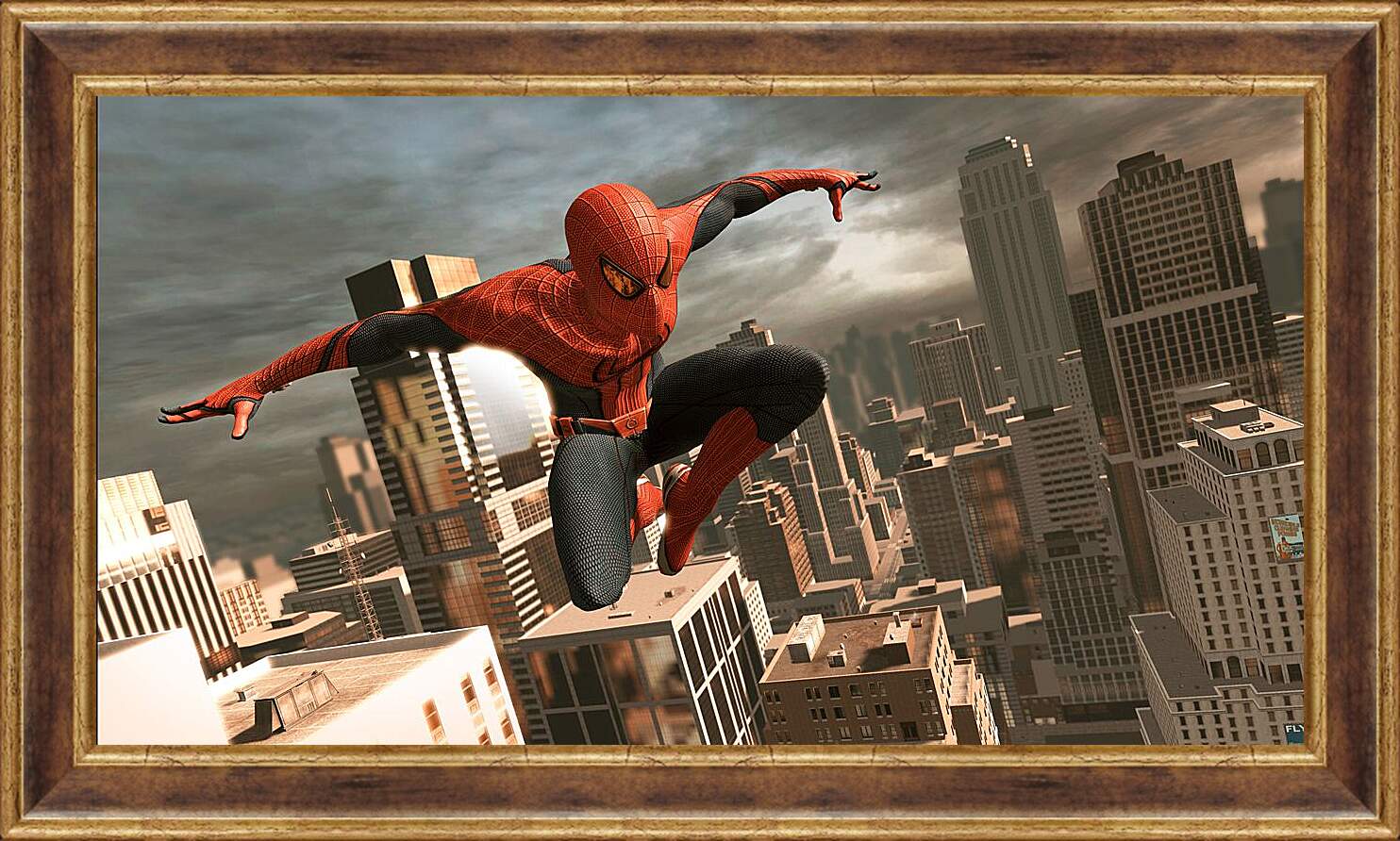Картина в раме - Человек паук. Spider Man